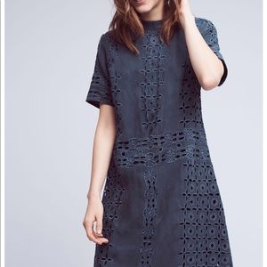 Anthropologie lizette cutwork dress