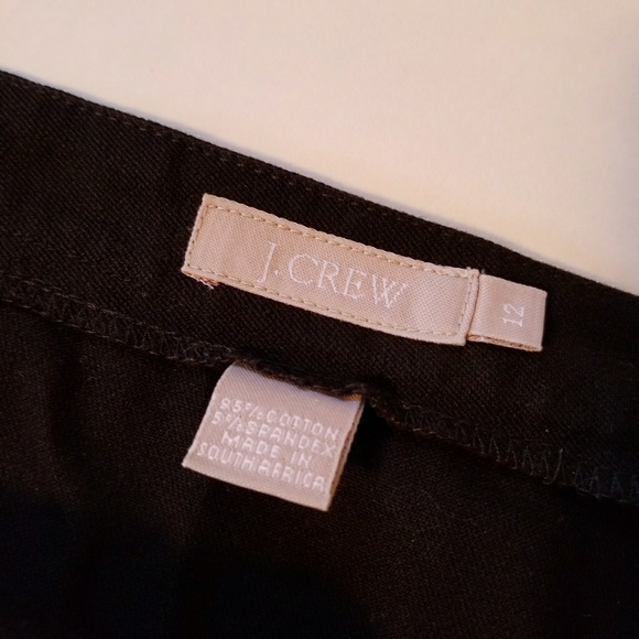 J. Crew Women's Skirt Black Size 12 BA - Picture 4 of 6