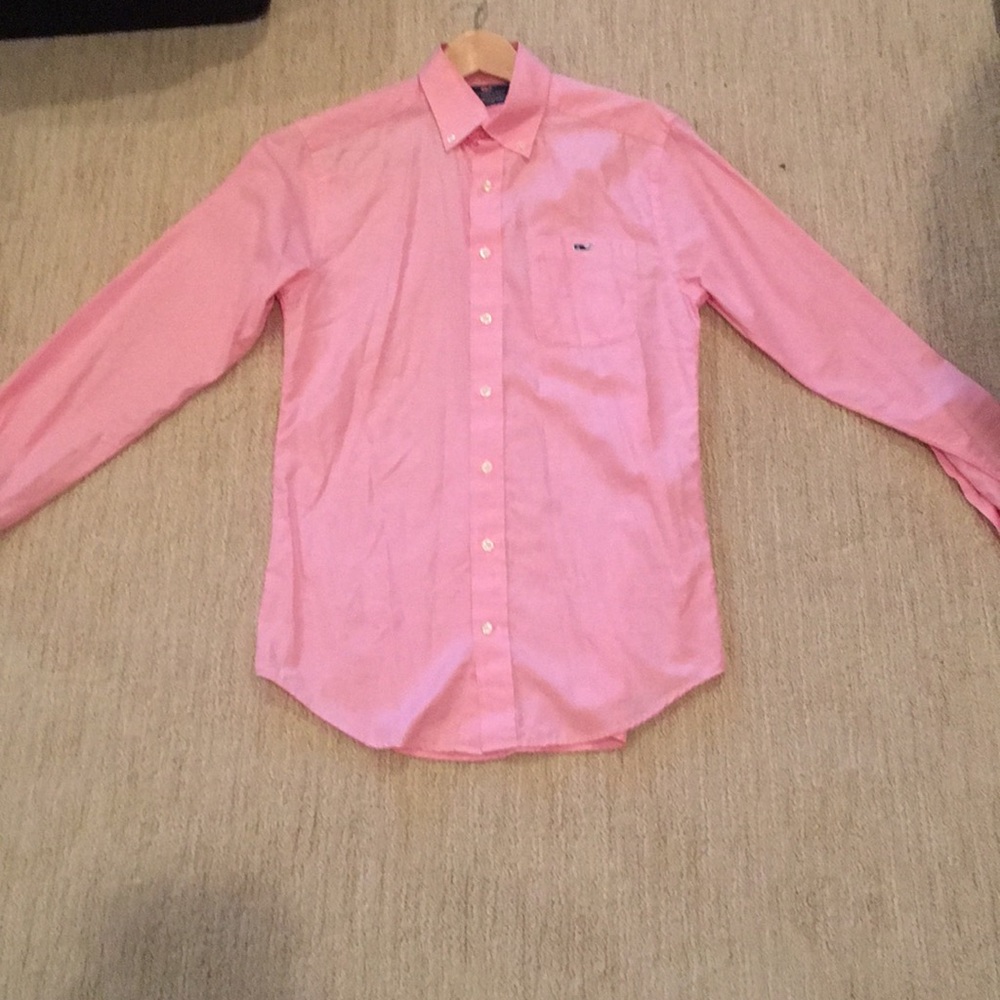 Vineyard Vines Pink Button Down
