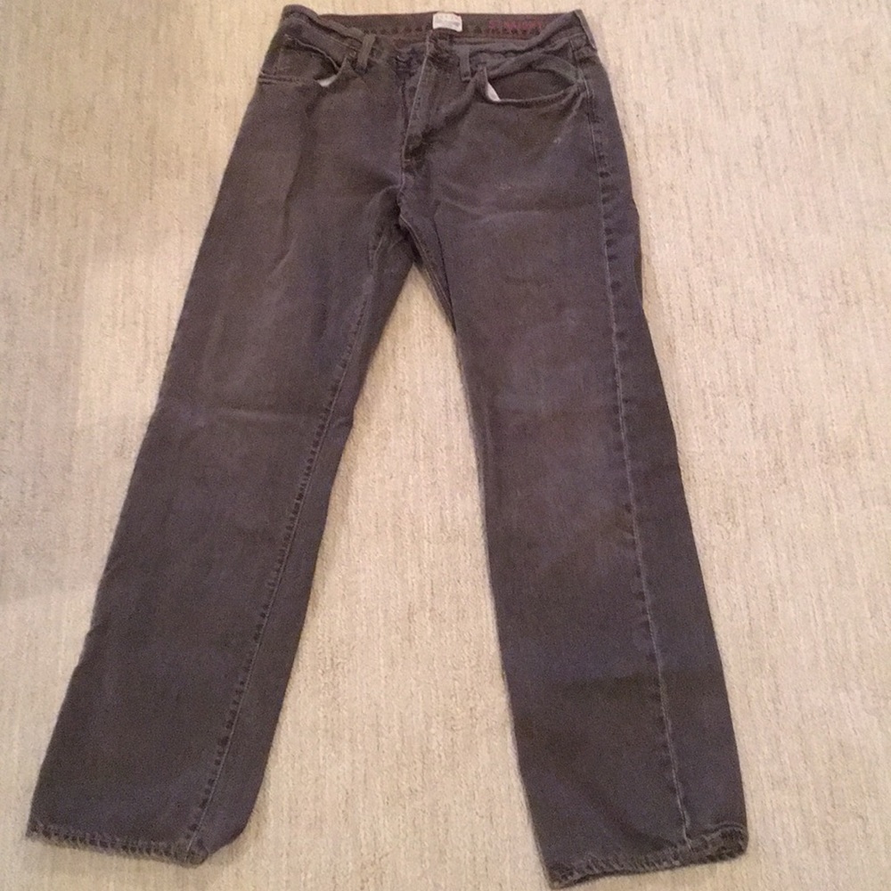J. Crew Dark Straight Leg-Hand Crafted Jeans