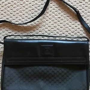 Authentic vintage black gucci handbag
