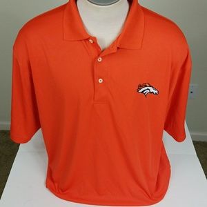 Denver Broncos Team T-shirt Button Down Size 3XL