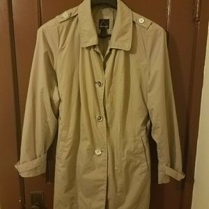 Lane Bryant thin modern trench coat.