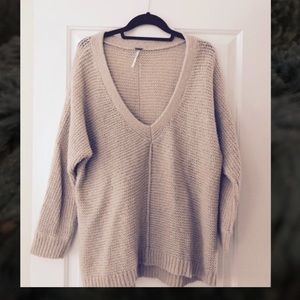 Free People Shaggy oversized Knit