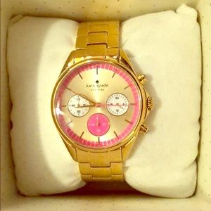 NWT kate spade chronograph watch