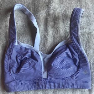 Lululemon Purple Striped Sports Bra 32D