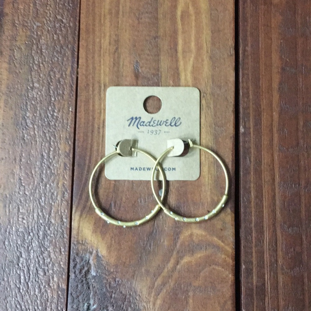 Madewell Gold Hoop earrings
