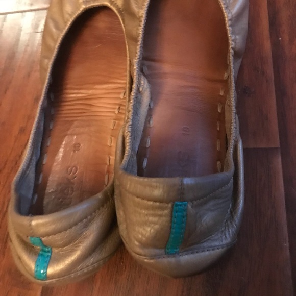 Tieks Metallic Gold size 10 - Picture 3 of 4