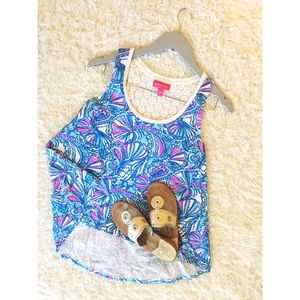 Lilly Pulitzer for Target Blue Tank Top