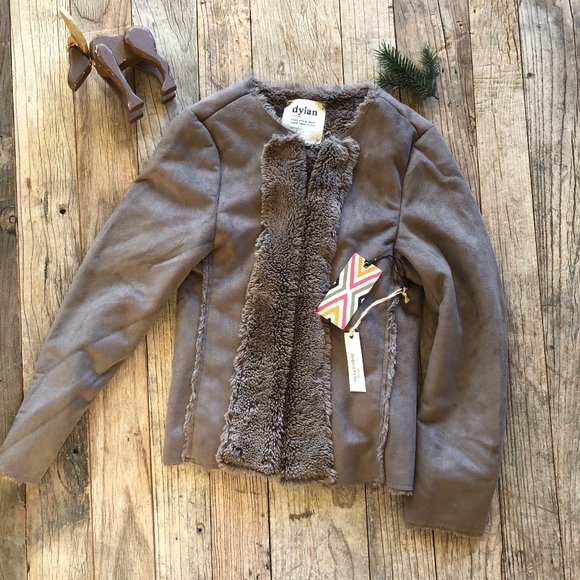 True Grit Jackets & Blazers - HP! NWT Dylan Suede Reversible Jacket