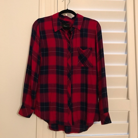 Rails Tops - Rails plaid shirt size small