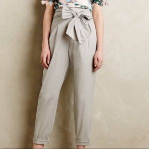 Anthropology high waisted trousers