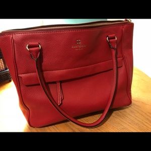 LEATHER KATE SPADE BAG