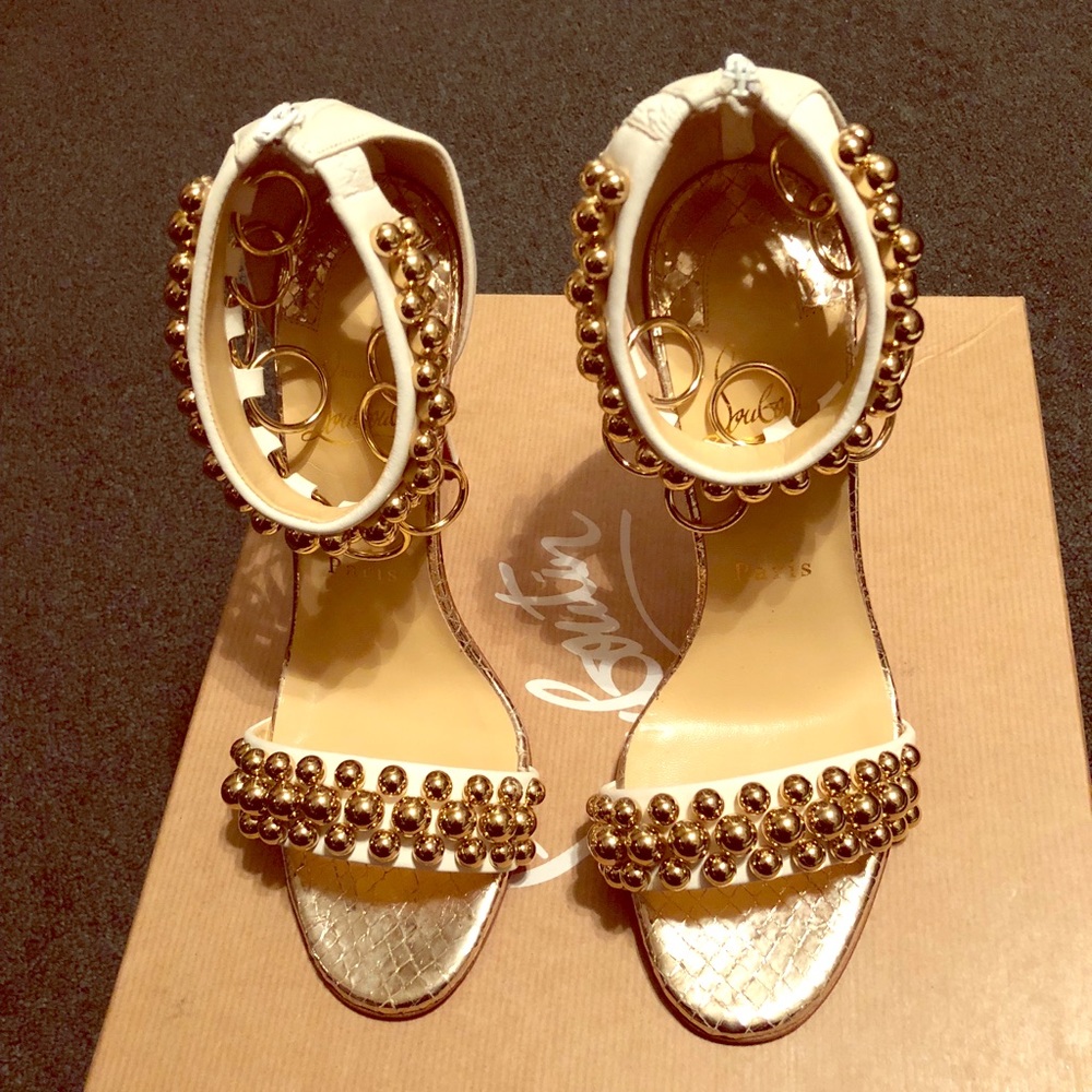 Christian Louboutin Gysandal Stilettos- Authentic