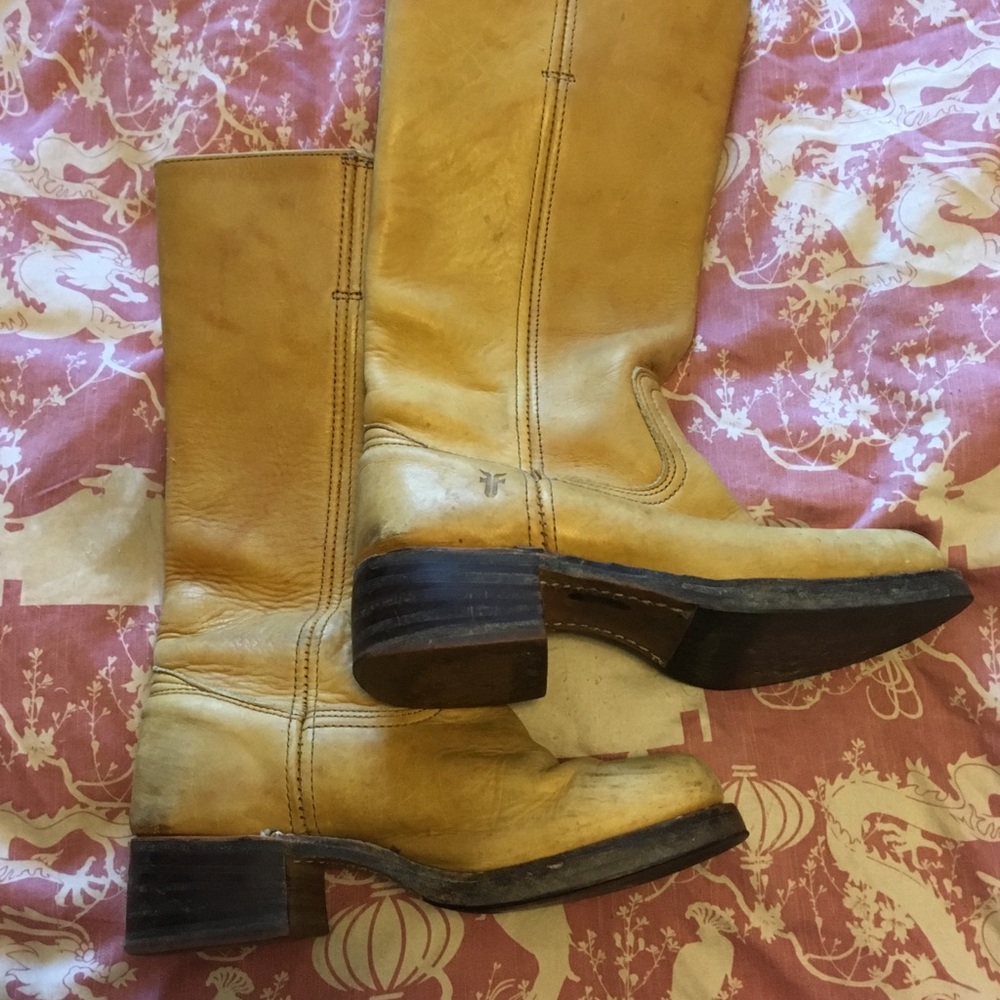 Frye Banana Campus vintage boots