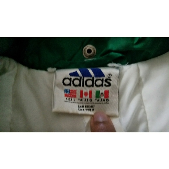 Adidas puffer windbreaker style jacket - Picture 6 of 6