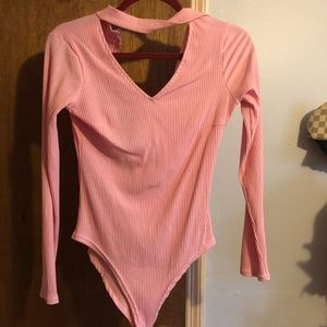 Choker v-neck bodysuit NWOT