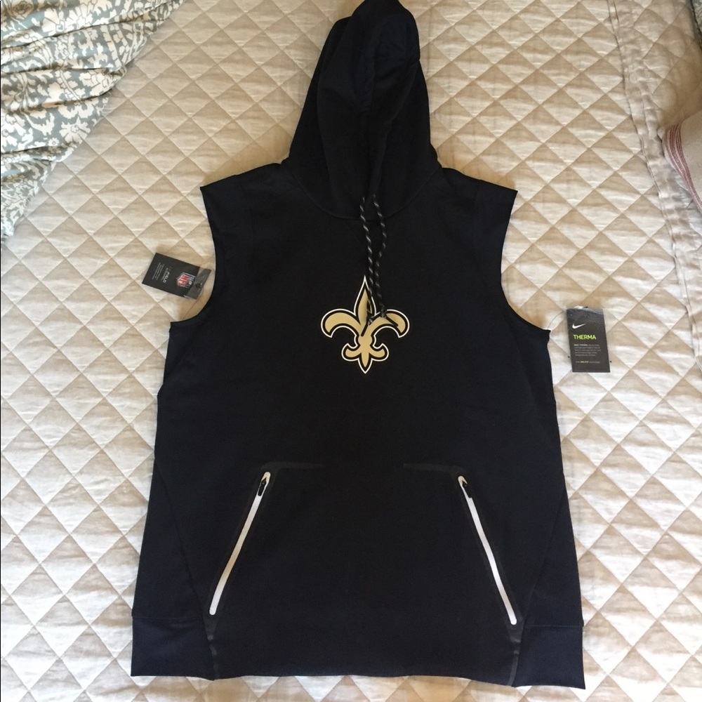 NFL Nike Cut-Off Sweatshirt, Large