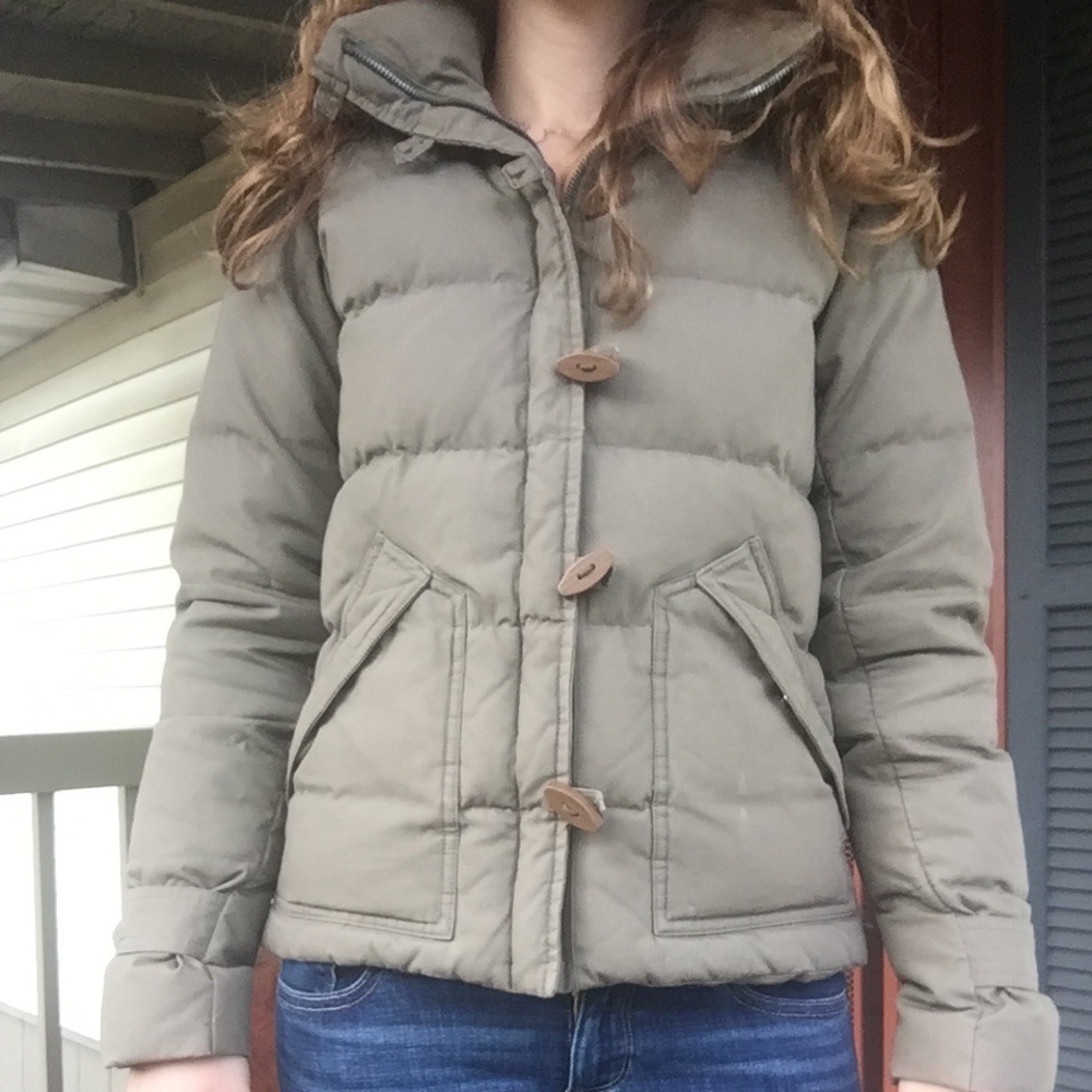Patagonia Olive Down Coat
