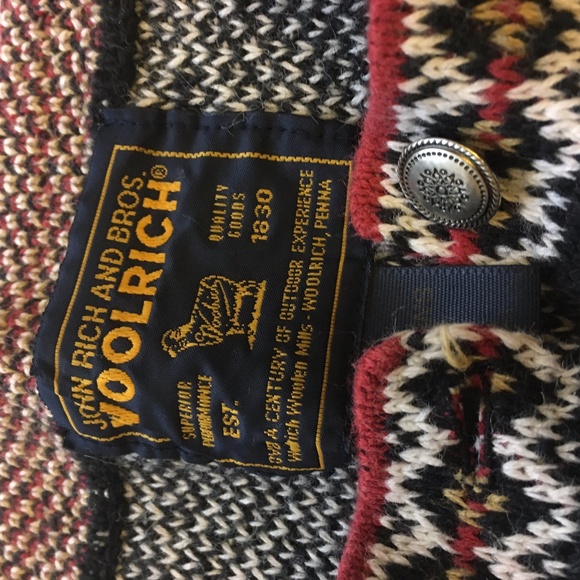 Vintage Woolrich Nordic Ski Cardigan EVC - Picture 2 of 6