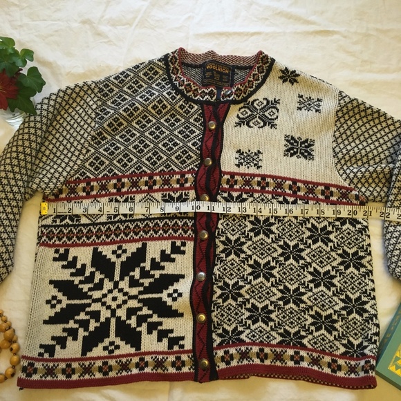 Vintage Woolrich Nordic Ski Cardigan EVC - Picture 3 of 6