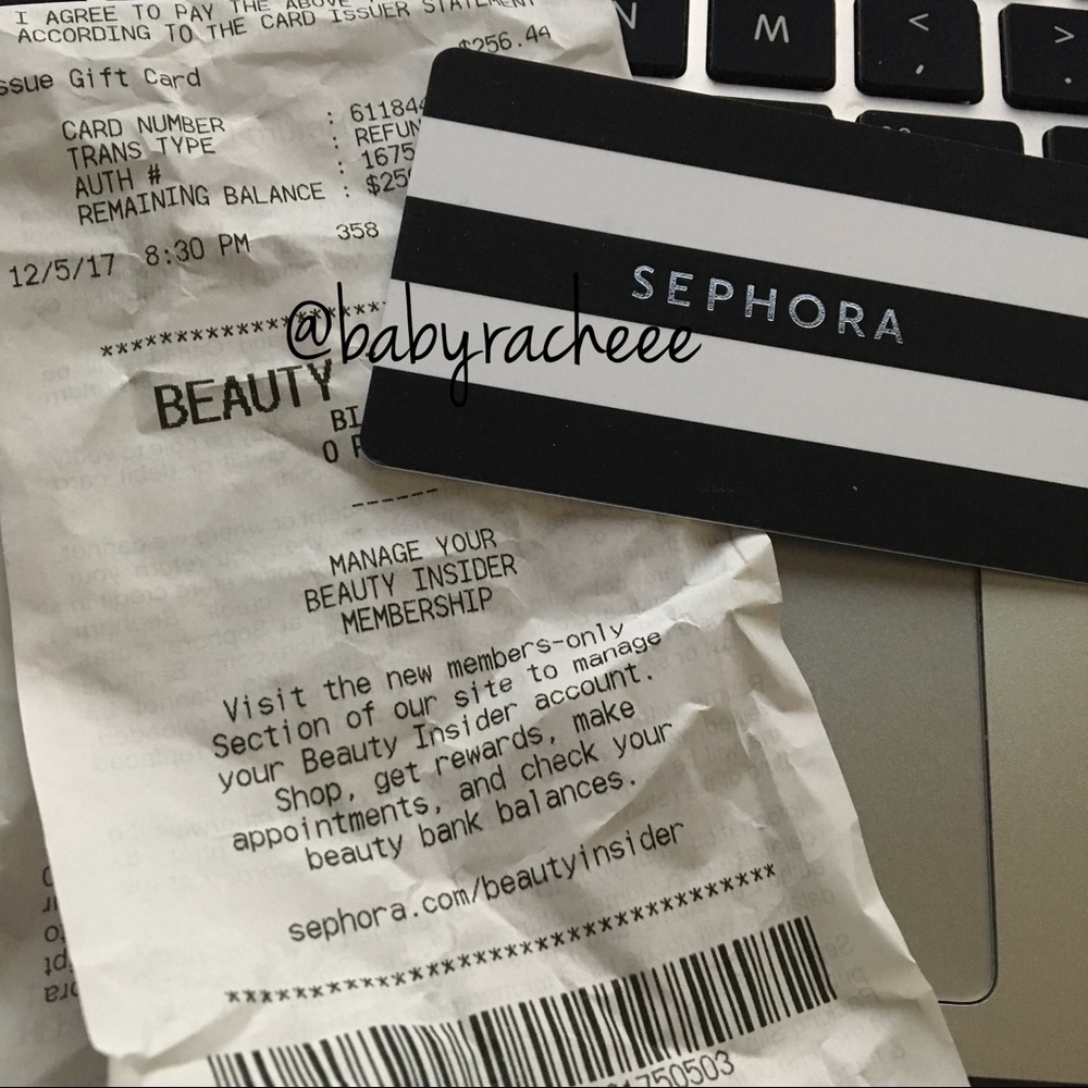 $256 SEPHORA GIFT CARD