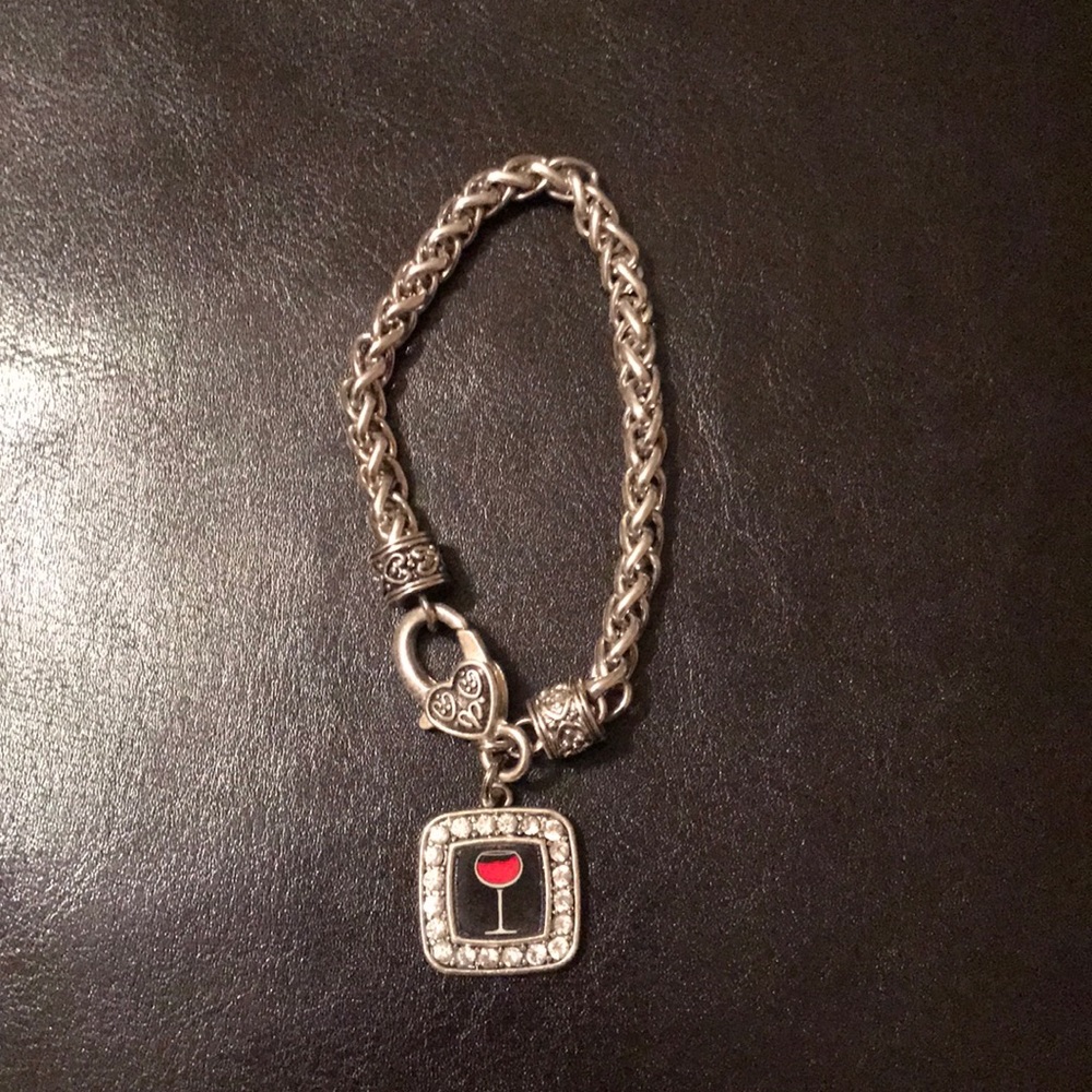 Silver tone bracelet