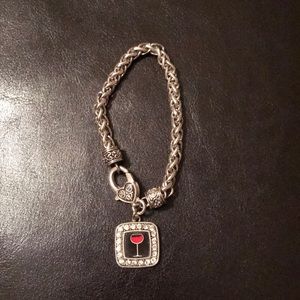 Silver tone bracelet