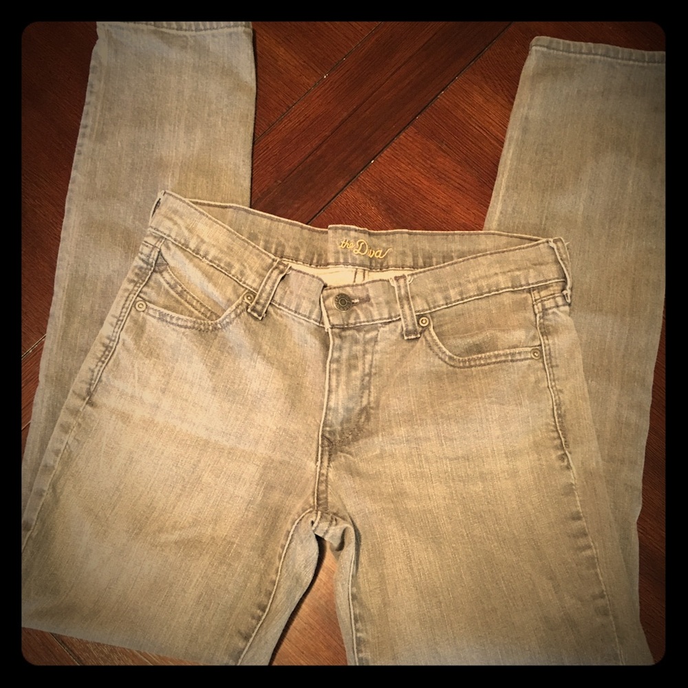 Ladies Old Navy Skinny Jeans (gray)