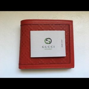 Brand New Men's Gucci Bi-Fold Wallet