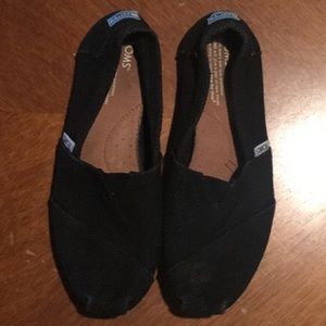 Toms black womens 9