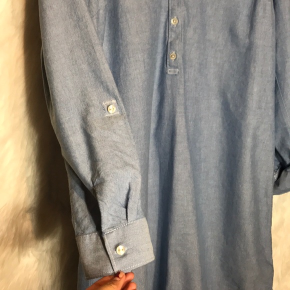 Tommy Hilfiger Blue with Polka Dots Shirtdress - Picture 3 of 6