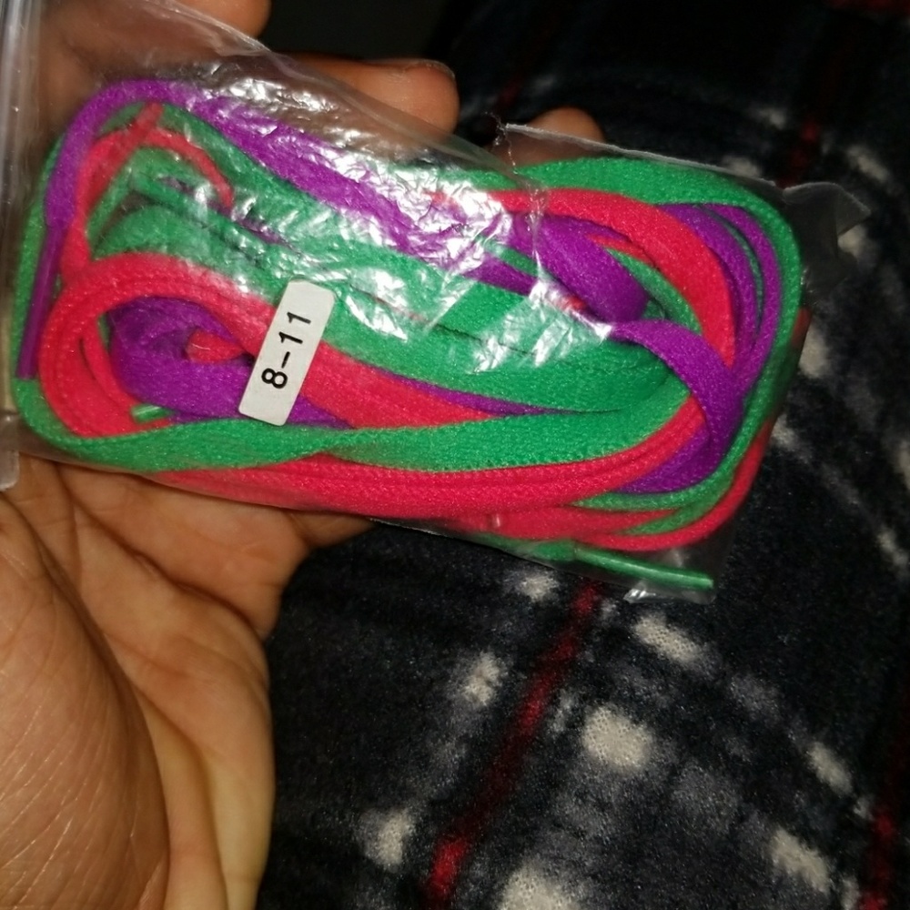 Colorful shoe laces
