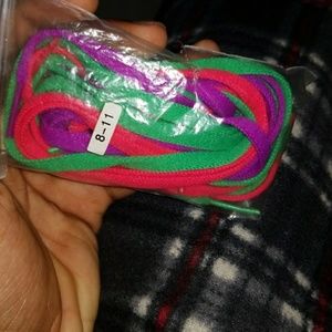 Colorful shoe laces