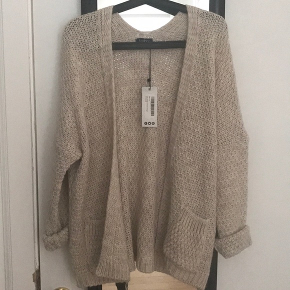 Boohoo Sweaters - Boohoo Oversized Chunky Cardigan