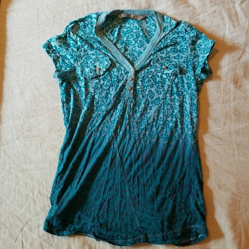 Athleta xs burn out tee