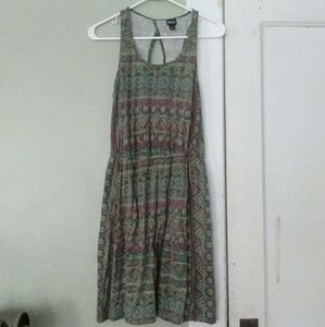 A tank-style dress with elasticized waist