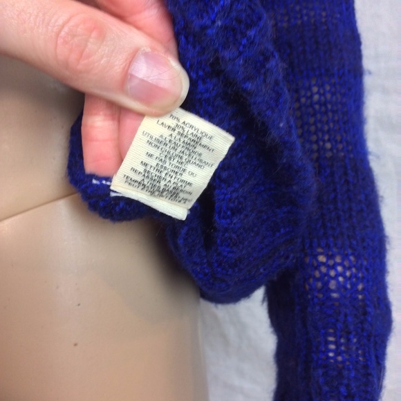 Moth For Anthropologie long royal blue sweater - Picture 6 of 7