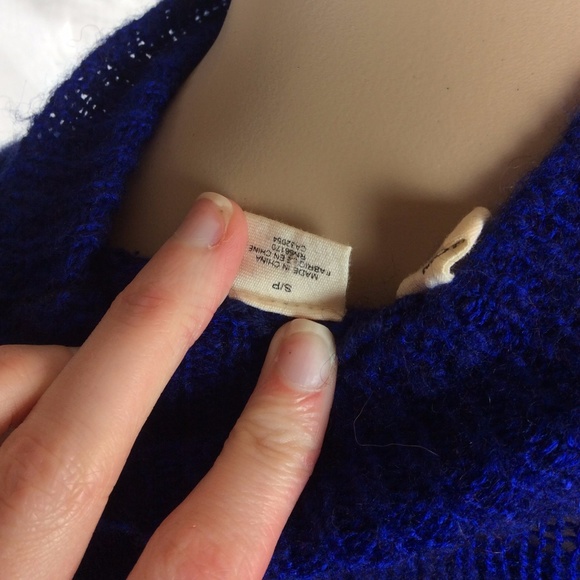 Moth For Anthropologie long royal blue sweater - Picture 4 of 7