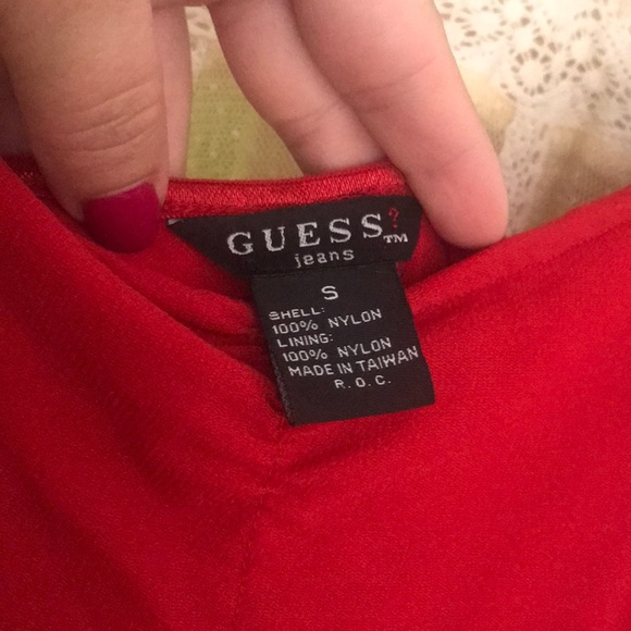🔥Guess🔥 RARE Red Dress Small - Picture 5 of 6