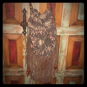 Boho fringe purse