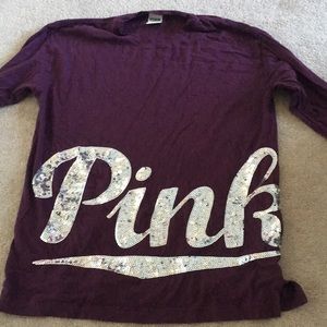S/P Victoria secret pink maroon shirt