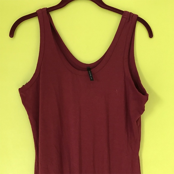 Goodtime U Neck Maroon Red Jumpsuit Sz L - Picture 3 of 6