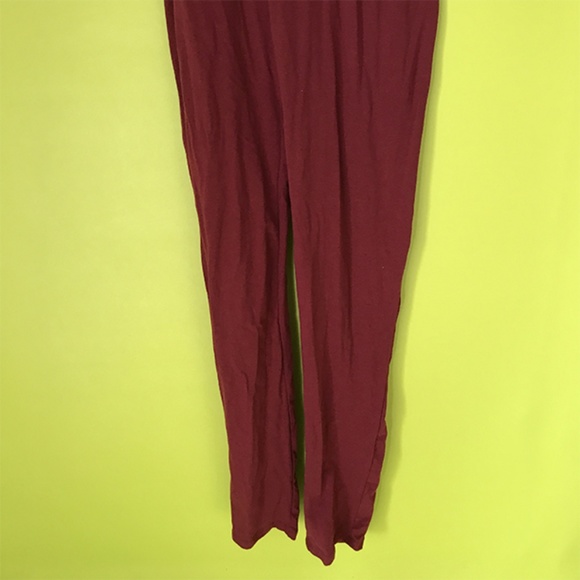 Goodtime U Neck Maroon Red Jumpsuit Sz L - Picture 4 of 6