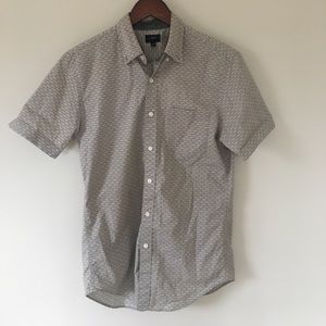 J Crew Short Sleeve Button Down Small