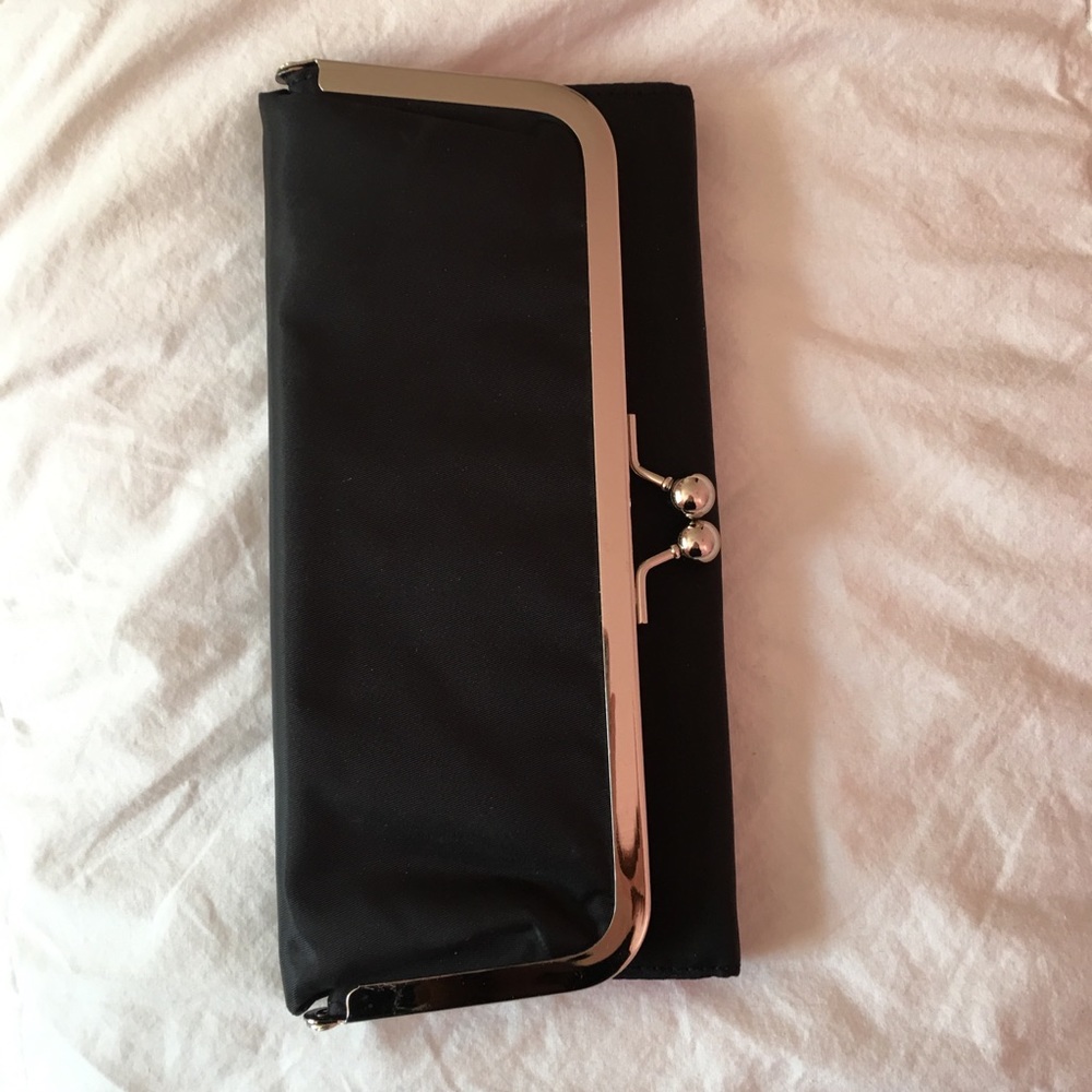 Rowallan Black and Silver Clutch