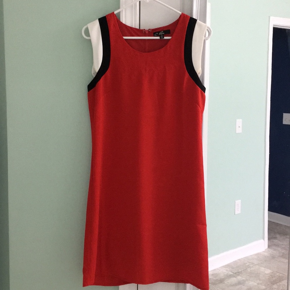 Red Cap sleeve C. Luce dress