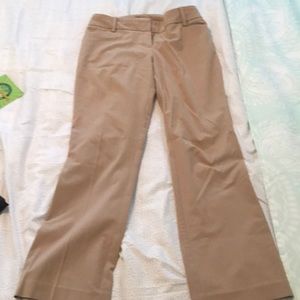 New York and company tan slacks