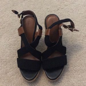 Banana Republic strappy wedges