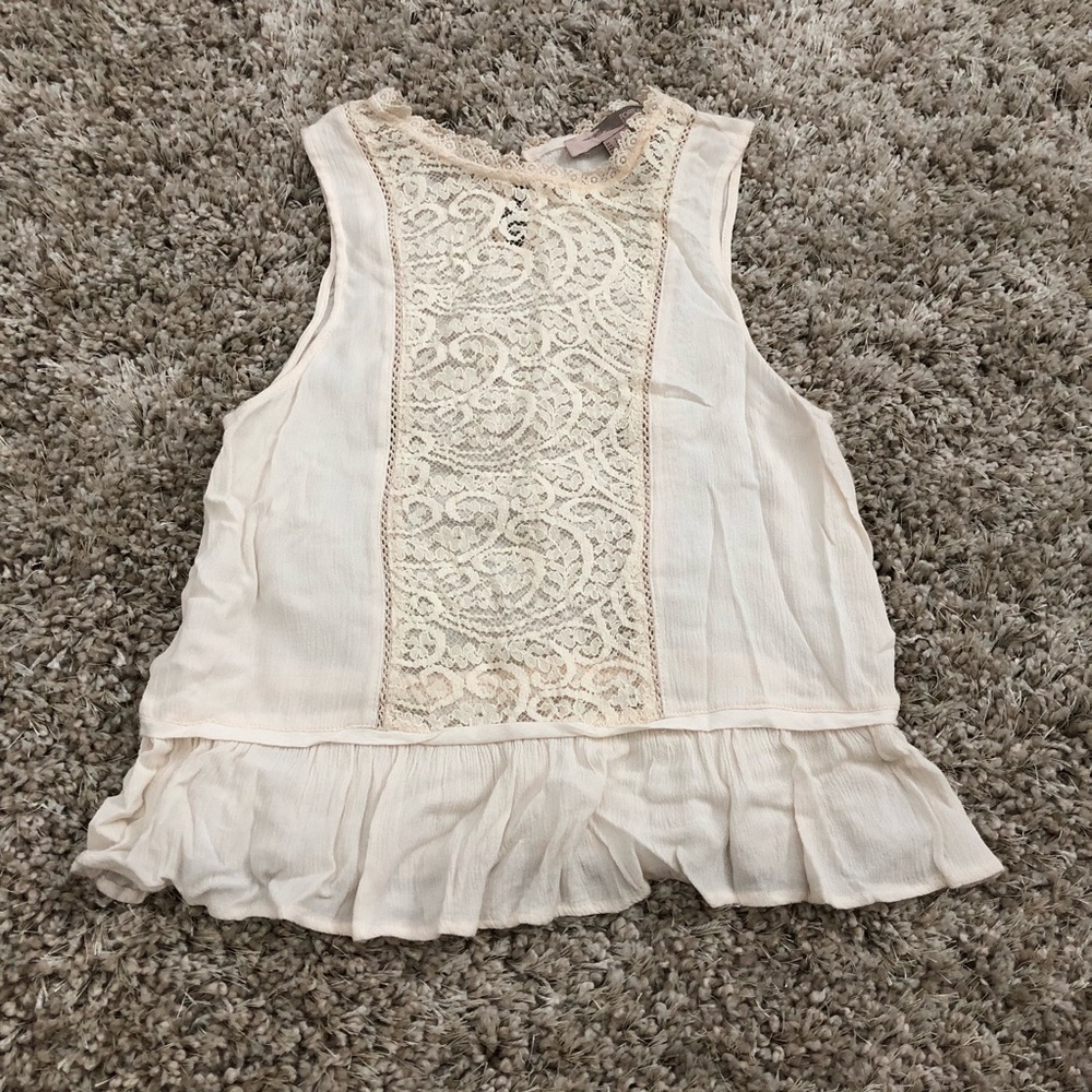 Forever 21 Cream Blouse